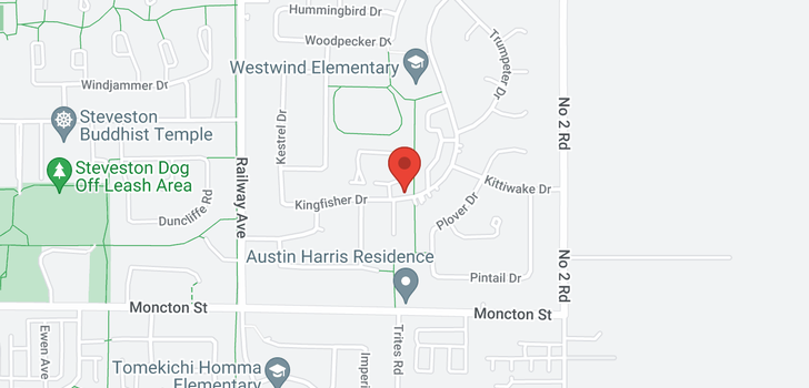 map of 63 11771 KINGFISHER DRIVE